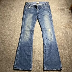 Womens Paige Laurel Canyon Bootcut Jeana Low Rise Size 27